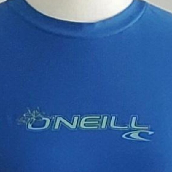 O'Neill Women's Basic Skins UPF 50+ Long Sleeve Rash Guard Blue XSmall NWOT - Picture 2 of 7